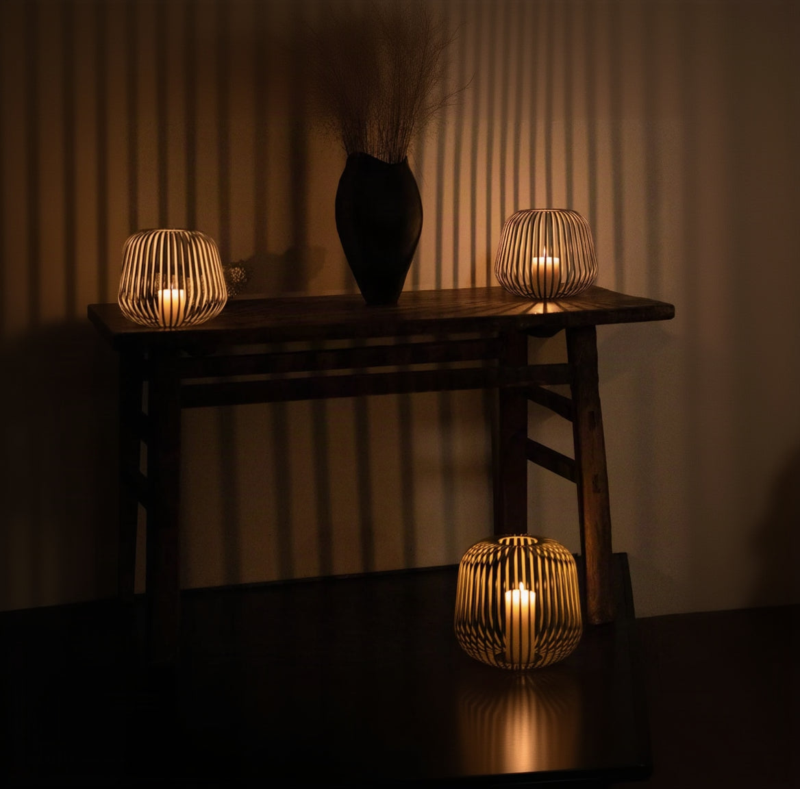 LUMO Windlicht, 3er Set