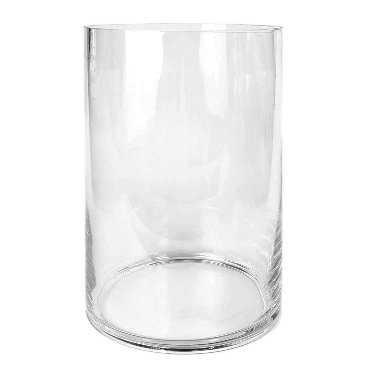 Glaseinsatz XXL für SOLIS Solarlaterne, Vase oder Windlicht von LUUK Studio, extra großes klares Zylinderglas, 27 × 17,5 cm